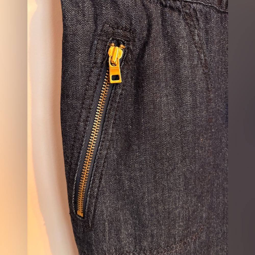 DKNY Denim Dress with tie waist - Picture 2 of 11